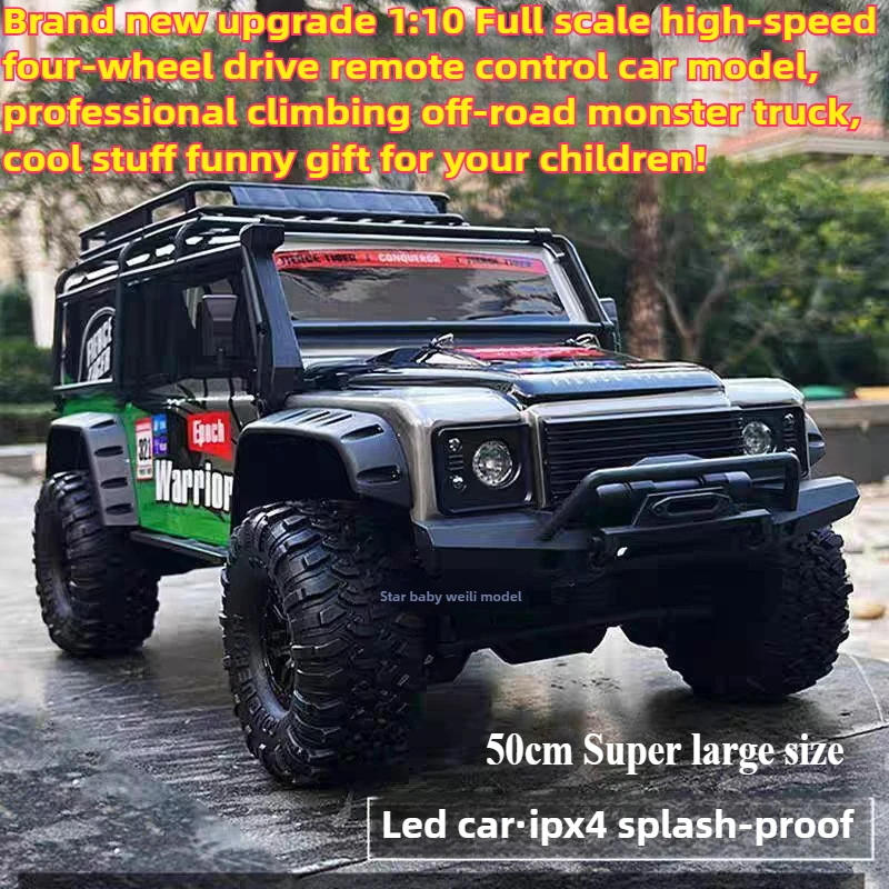

Cool Stuff Toy Car Funny Gift-Kawaii 1:10 Full Scale High-speed 4WD Rc Truck,Climbing Off-road Rc Cars for Adults,Monster Truck
