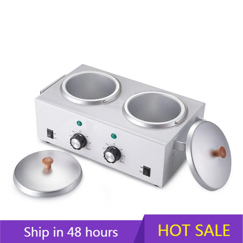 

YTYIN Best Selling Professional Double Depilatory Sugar Wax Hair Removal Heater Warmer Device for Wax Beans Melting