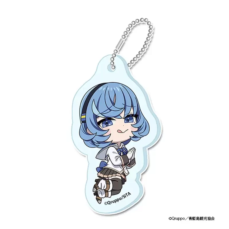 لعبة Nukitashi سلسلة مفاتيح مصنوعة من الأكريليك قلادة حقيبة سيارة المفاتيح الهاتف الخليوي قلادة الحاضر هدايا مهرجان Firend