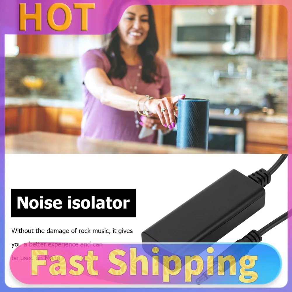 Portable Audio Cable Anti-interference Clear Sound Audio Noise Filter Plug and Play for Car Audio Home Stereo System