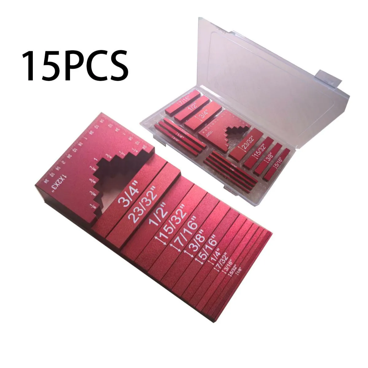 aluminum alloy chainsaw height gauge, woodworking milling table saw gauge, multi-functional quantity