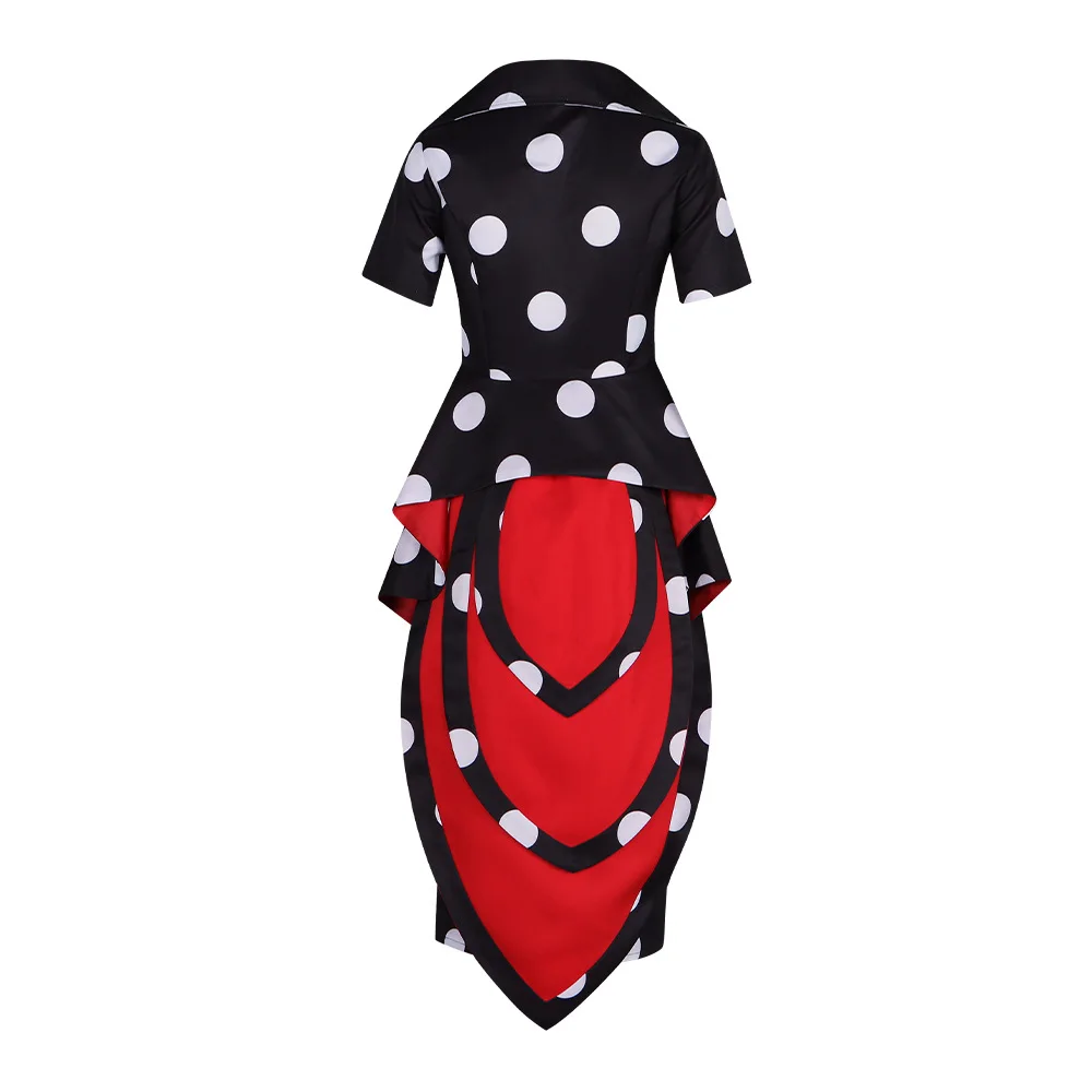 Coraline Cosplay Dress  Cosplay Costume Polka Dot Dress The Other Mother Cosplay Halloween Scary Mother Cosplay