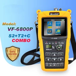 Findsat VF-6800P Satellite Finder Combo Support DVB-T2/DVB S2/DVB C Sat Finder Meter For Satellite TV Receiver dvb-s2