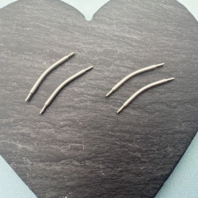 Curved Spring Bar Dia 1.5mm 1.8mm Watch Strap link Pins fits Width 16mm-24mm Watch Band Bracelet Stainless Steel Link Pins