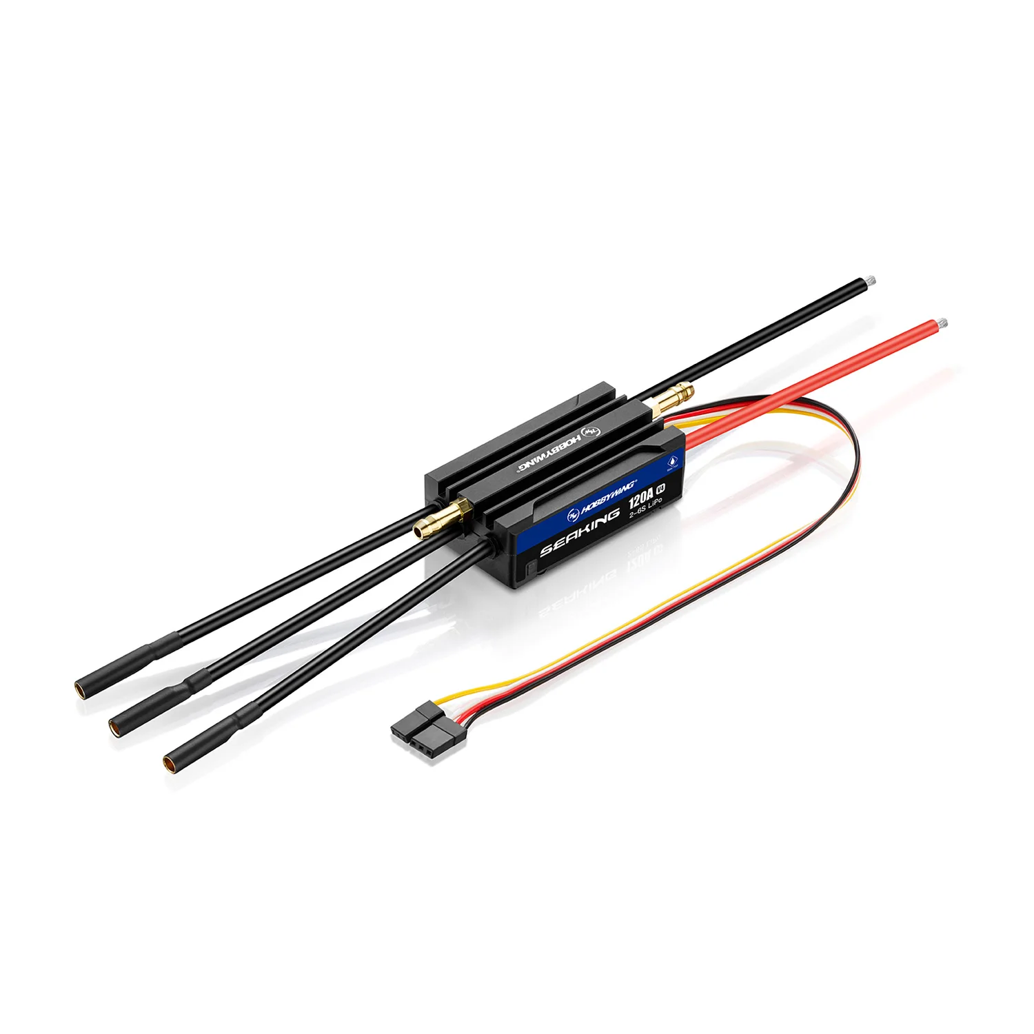 HOBBYWING Seaking 30A 60A 90A 120A 160A V4 Brushless ESC RC Boat Sensorless ESC IP67 Waterpoof Built-in BEC For RC Boats Parts