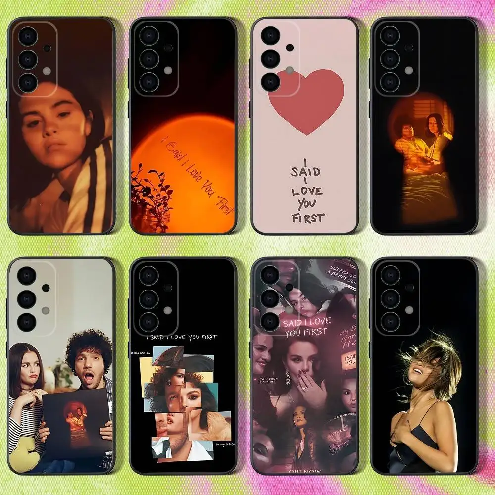 

Selena Gomez Said Love You First Phone Case For Samsung S25,S24,S21,S22,S23,S30,Ultra,S20,Plus,Fe,Lite,Note,10,9,5G Black Cover