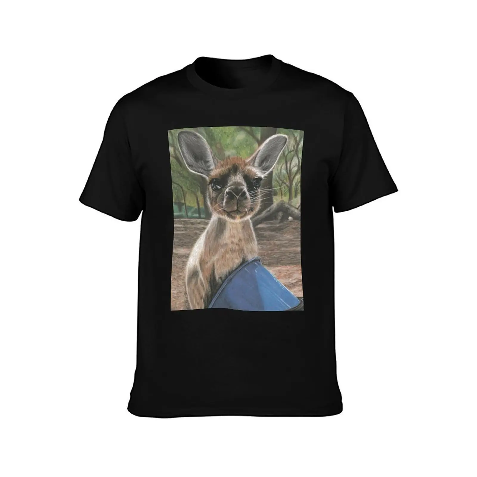 Cindy. The Hungry KI Kangaroo T-Shirt t shirts designer T-Shirt