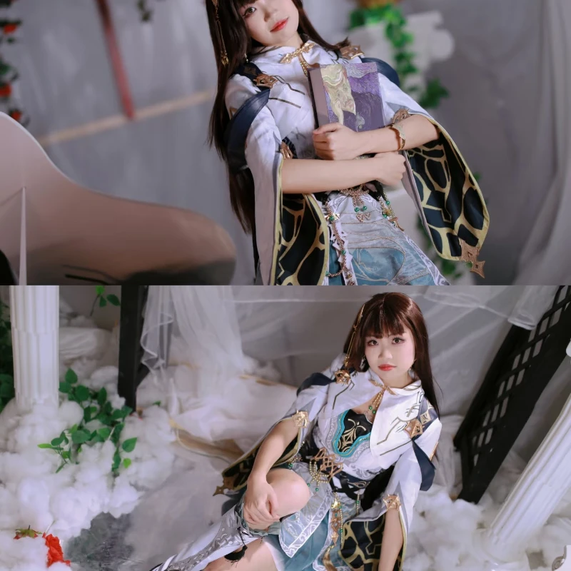 لعبة الحب والفضاء العميق البطلة تأثيري حلي شخصية البدلة الغيوم المتدفقة احتضان عنصر النسيم تفاصيل حفلة الهالوين