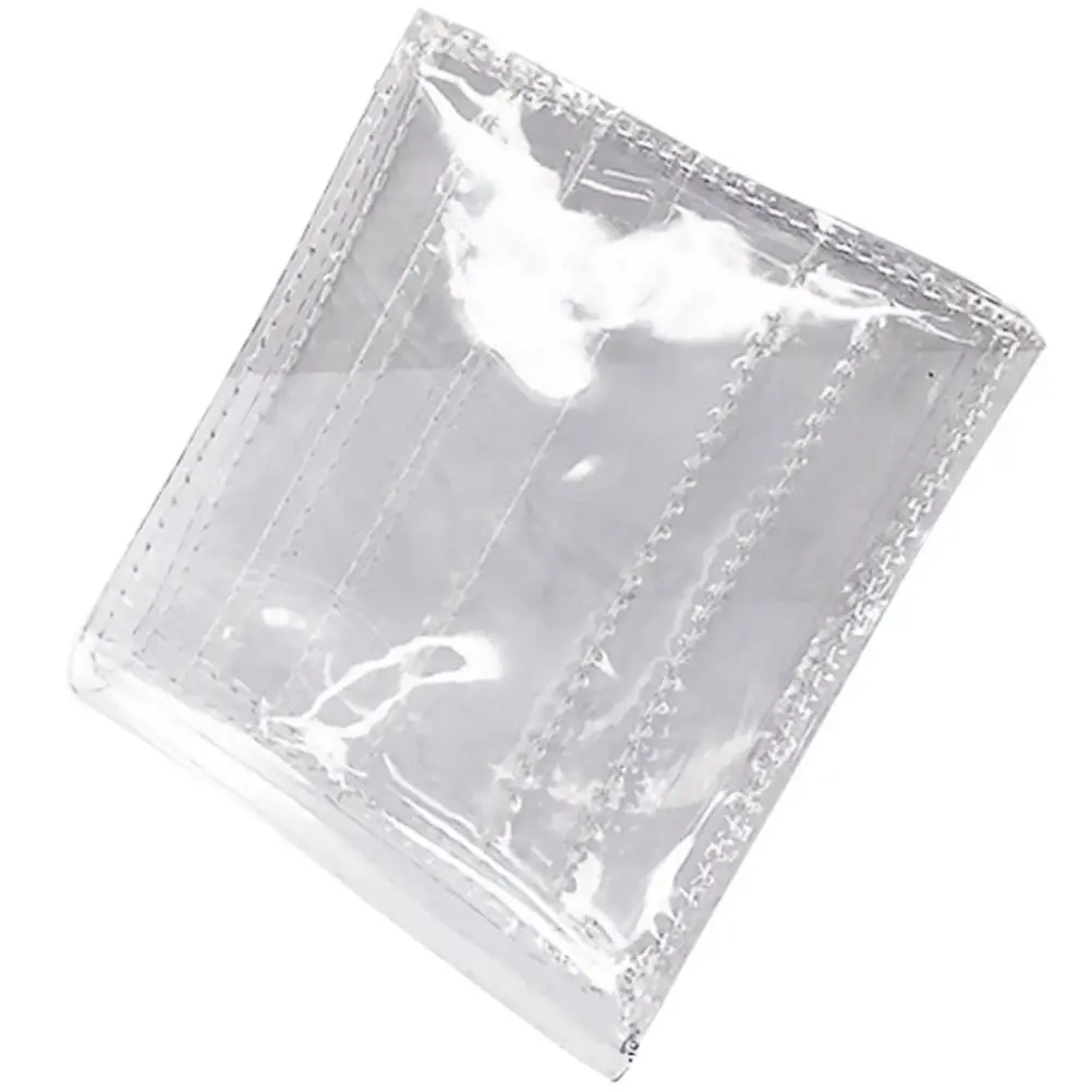 Clear PVC Card Holder – Lightweight Transparent Wallet for Cards, Coins & Cash, Compact Organizer for Daily Use