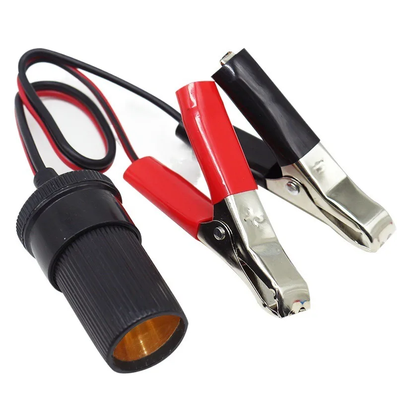 

Новый зажим для автомобильного аккумулятора высокой мощности из чистой меди для прикуривателя, розетка 12 В, 24 В, 220 Вт, автомобильная розетка