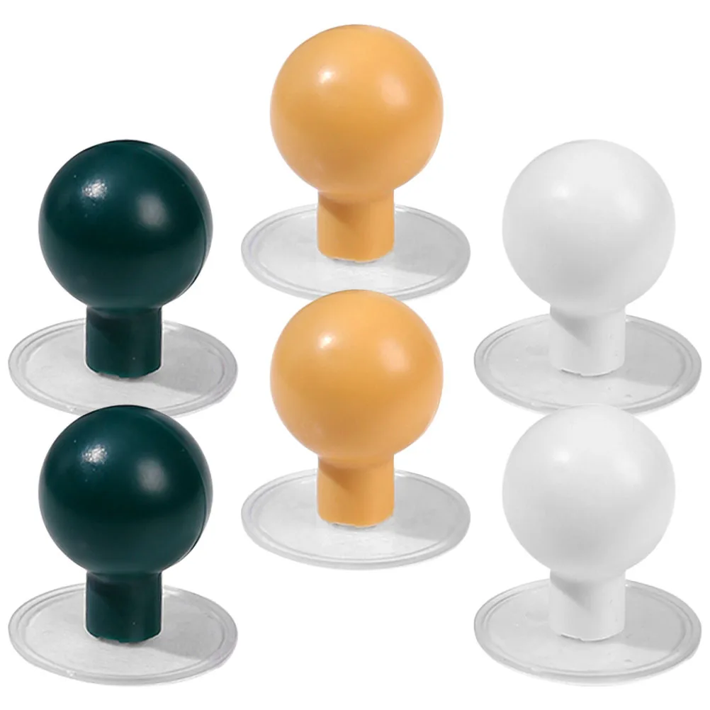 

6Pcs Adhesive Toilet Lid Lifter Colored Knob Hanger Portable Bathroom Accessories Safe for Elderly Use Toilet Seat Lifter