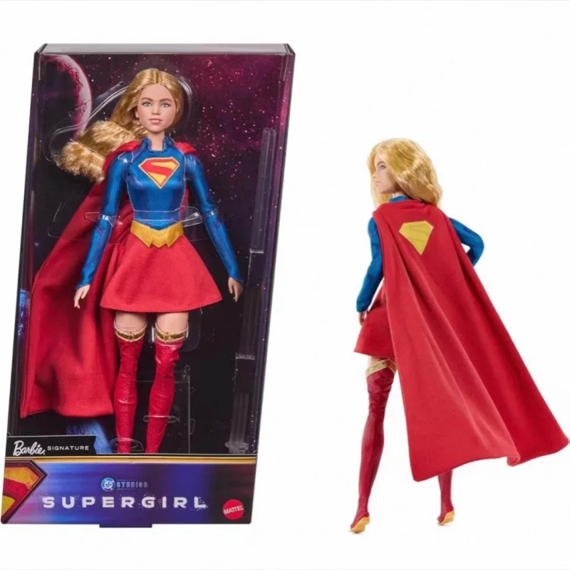 in stock Barbie Super Girl Signature Collection Super Hero Creative Adorable Doll send Friend Home Decor Display Birthday Gift