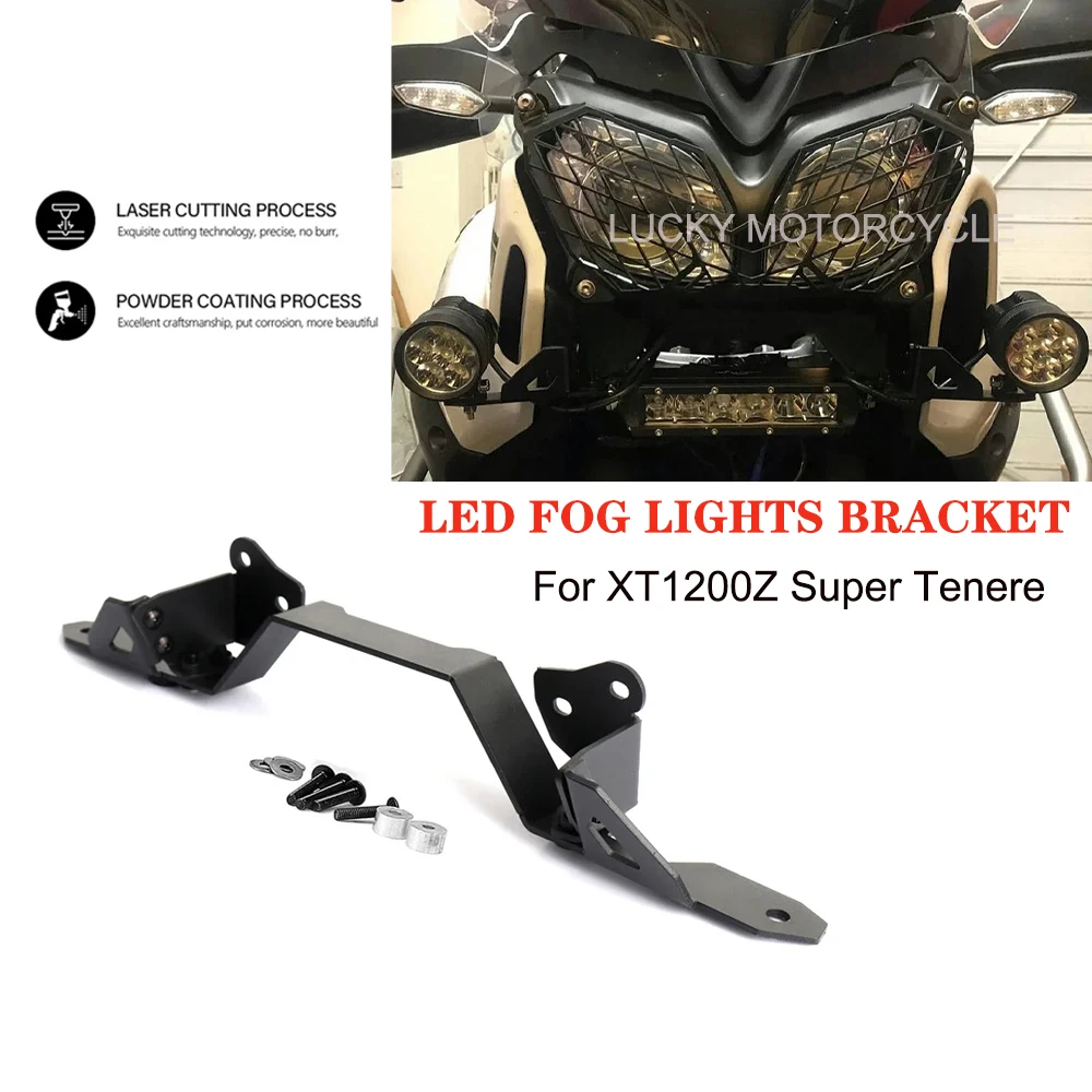 

Motorcycle Fog Lamp Spotlight Auxiliary Bracket Accessories Spot Light Support For Yamaha XT1200Z Super Tenere 1200 XTZ 2014 -