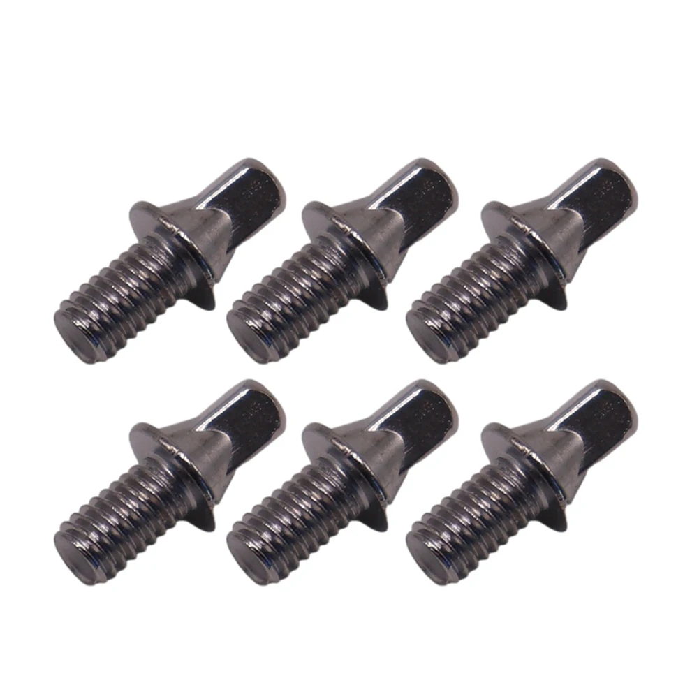 Drum Screws M6 Set of 6 Square Screws Lengths 20 30mm Essential Accessories for Snare and Bass Drum Maintenance