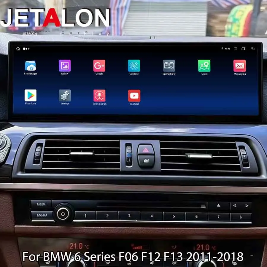 

14,9-дюймовый Android-экран для BMW 6 серии F06 F12 F13 2011-2018 CIC NBT, мультимедийный видеоплеер, стереосистема, CarPlay, автомобильная магнитола, навигация