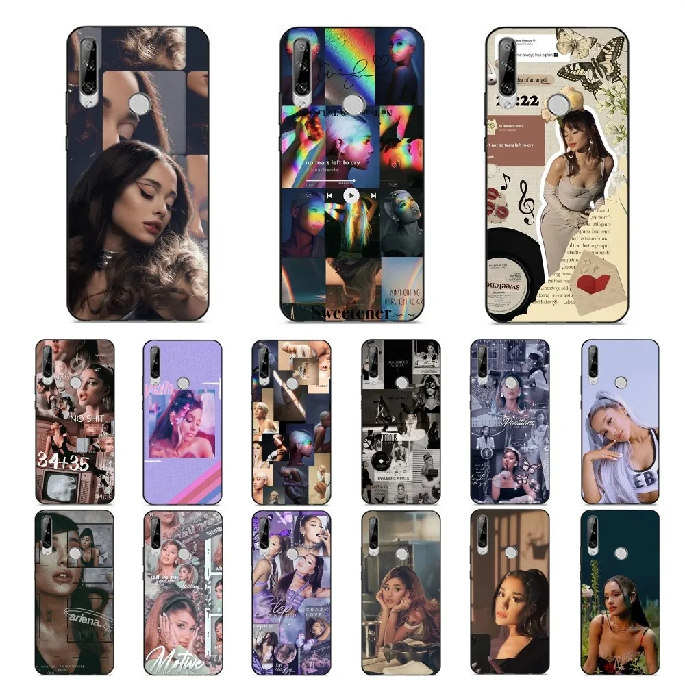 A-Ariana G-Grandes girl Phone Case For Huawei Y9 6 7 5 Prime Enjoy 7s 7 8 plus 7a 9e 9plus 8E Lite Psmart Shell