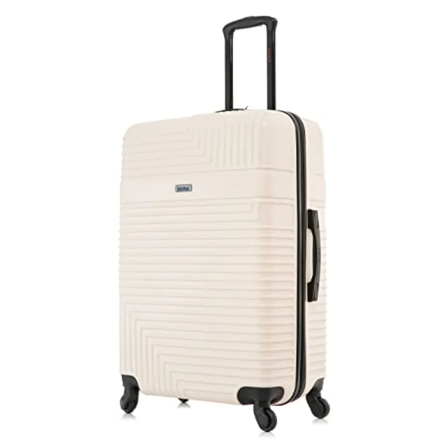 

RESIIENCE uggage with Spner Whees Durabe ightweight Hardside Suitcase, Spacious Travel Bag with Handle and Trolley Large Checke