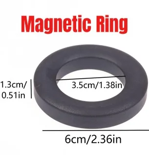 FT240-43 Toroidal Iron Core Magnetic Bead For Ring RF Choke Balun For DIY High For Frequency Suppression Meter Detector