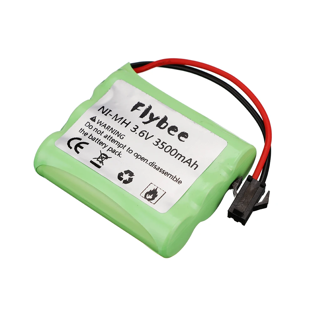Upgrade to 3500mah 3.6V NiMH AA Battery Pack For Electric toys Rc Trucks Cars Tanks Robot Boats, 3*AA 3.6v  Rechargeable Battery