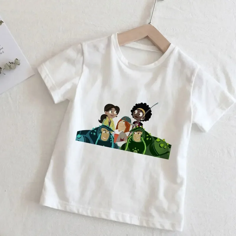 Fashion Tshirt Children Wild Kratts Animal Print T Shirt Kids Summer Tees Top Novelty Cartoon T-shirt Boys Girls Kawaii Unisex