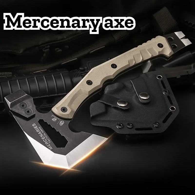 

Топор Mercenarys Camping Touris Ax Многофункциональный топор Тактические охотничьи инструменты Tomahawk Hammer Аксессуары для выживания на открытом воздухе