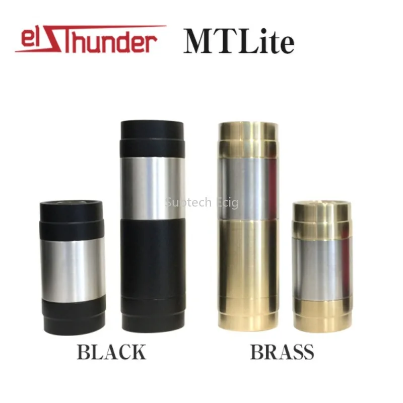 Electronic Cigarettes EI thunder MTLite Mod Ecig Vape Mods 25mm Diameter Suitable for Single 18350/18650 Battery Brass Material