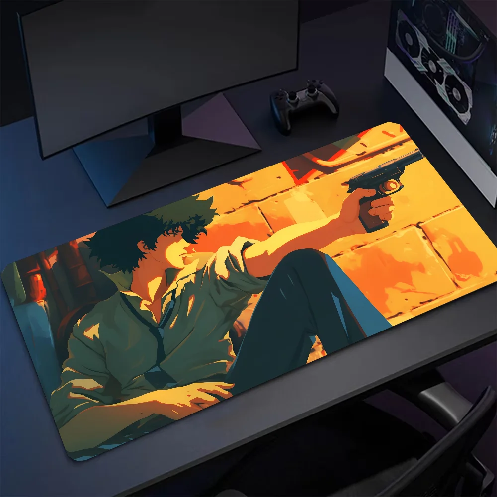 Space Cowboy Bebop Mousepad Mouse Mat Desk Mat With Pad Gaming Accessories Prime Gaming XXL Keyboard Pad Padding Mat