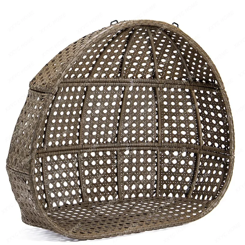 للبيع الساخن أرجوحة شرفة أزياء خارجية حديقة في الهواء الطلق معلقة كرسي على شكل بيضة في الهواء الطلق إطار معدني شرفة أرجوحة حديقة معلقة البيض #5