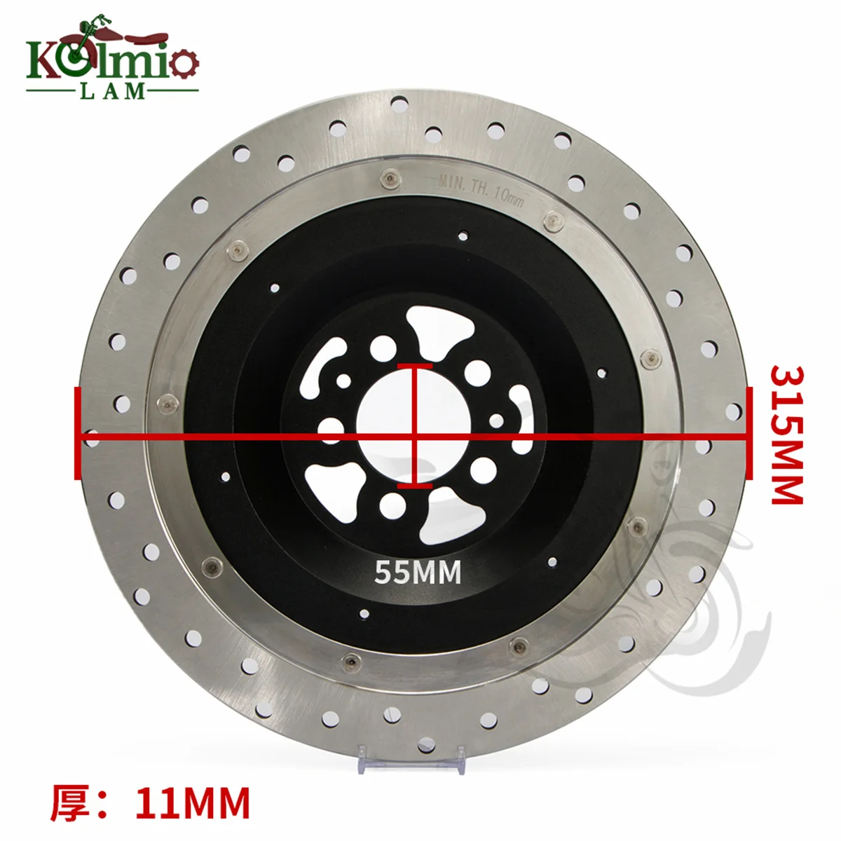 43250-MCA-013 Motorcycle Rear Brake Disc Rotor Fit For Honda GL1800 Goldwing 2001 - 2017 GL 1800 Gold Wing 2016 2015 2014 2013