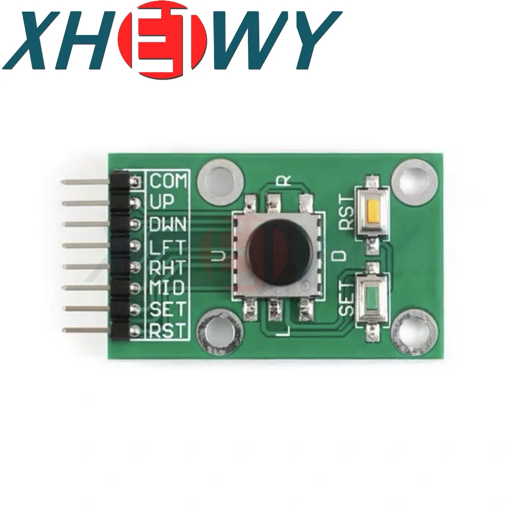 โมดูลนำทางแบบห้าทิศทาง2.0V-9.0V MCU AVR 5D เกมคีย์บอร์ดอิสระสำหรับ Arduino DIY