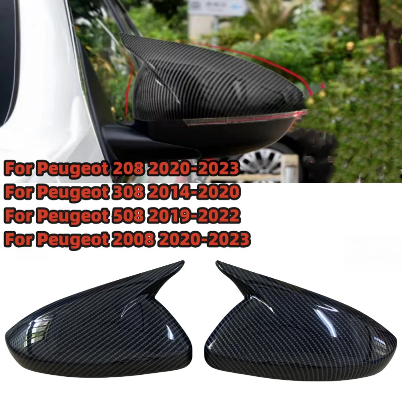 Osłona bocznego lusterka wstecznego OX Horn do Peugeot 208 308 408 508 307 308 2008 4008 5008 2013-2023 Osłona lusterka