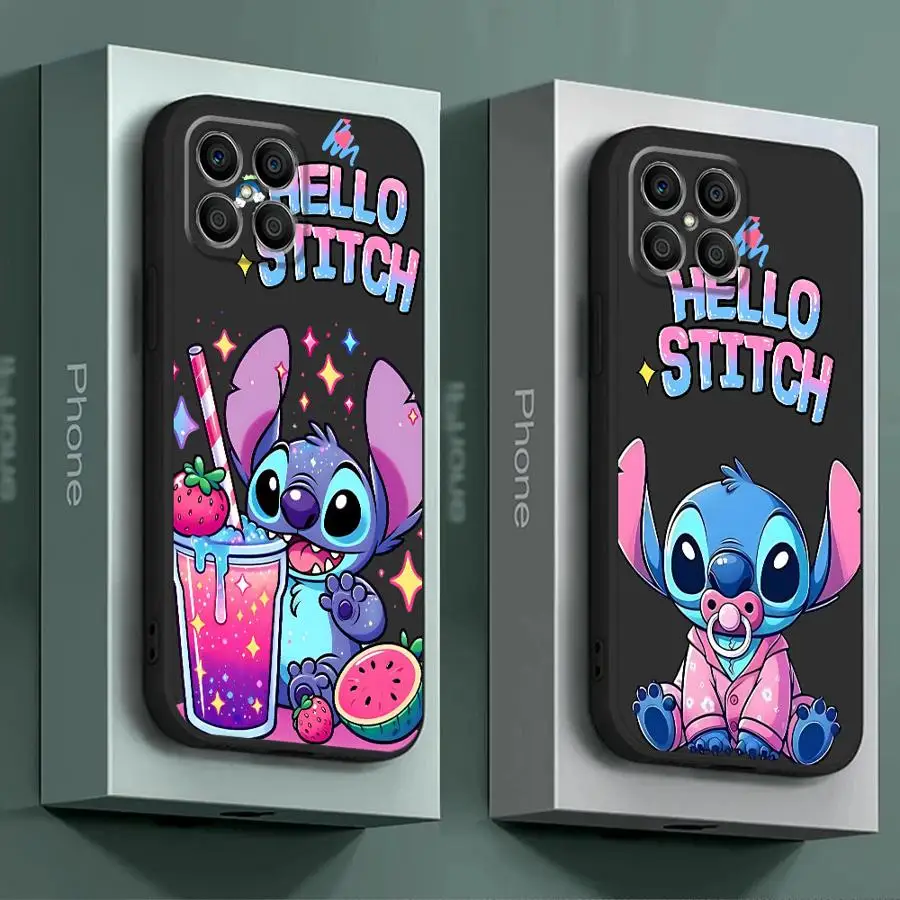 Disney Stitch Cover Phone Case for Honor 8X 70 90 Pro X6a X7b X8a X9b Magic5Lite Magic5 Pro TPU Soft Shell