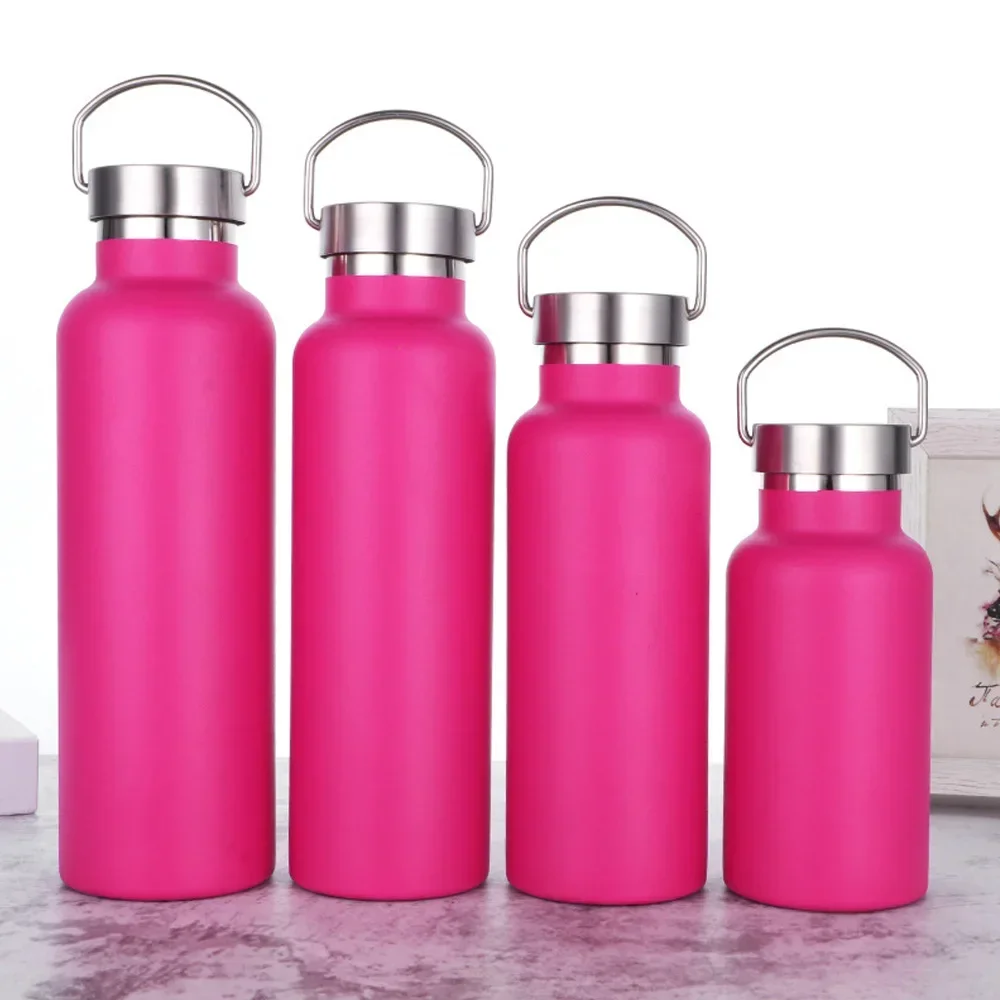 Stainless Steel Thermos Bottle Tumbler Cups with Lid Portable Outdoor Vacuum Flask Children\'s Water Bottle 350ML 500ML 750ML