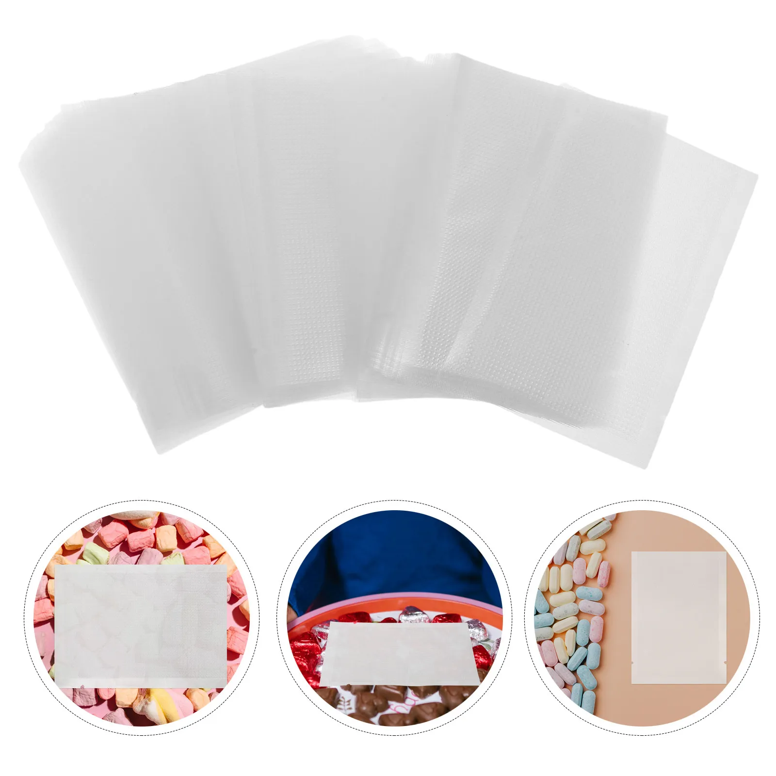 

400 шт. вакуумных пакетов для пищевых продуктов, прозрачные, многоразовые, 7x10 см, для хранения, заморозки и консервации продуктов на кухне