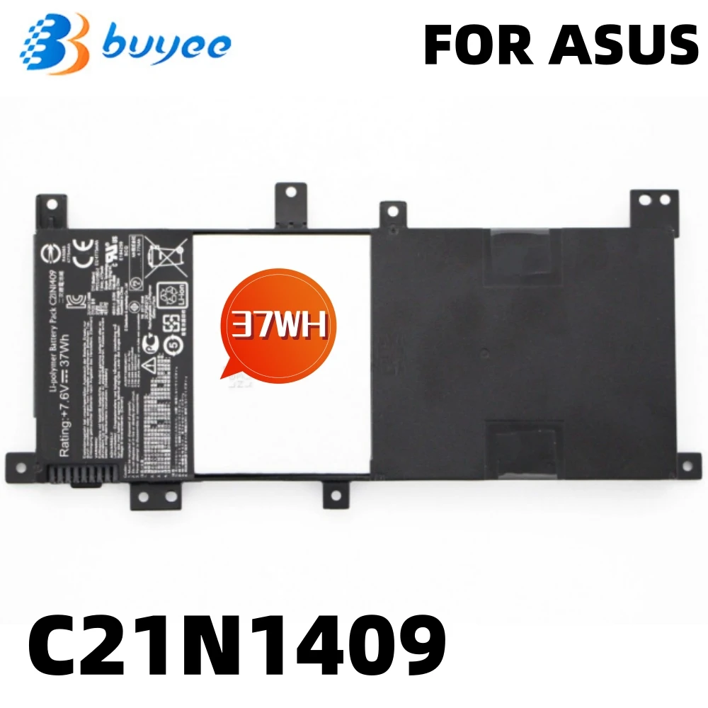 

Новинка, ноутбук серии 7,6 V 37WH C21N1409 Аккумулятор для ноутбука Asus X455LB X455LN X455LF X455LJ VM490 VM490L R454LN A455LB