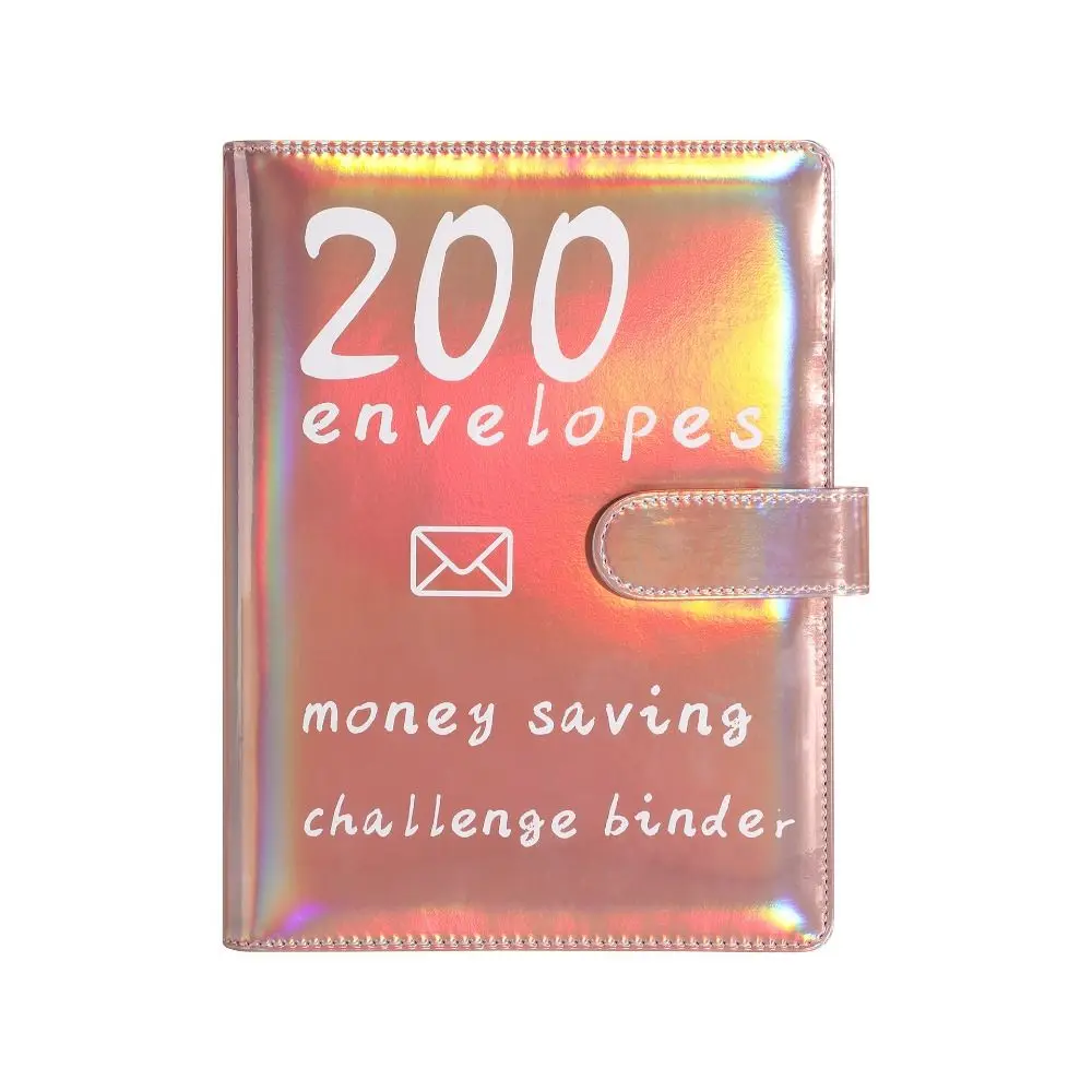 Financial Management Envelope Challenge Binder Habit Cultivation Money Saving Envelope Challenge Notebook Loose-Leaf Binder