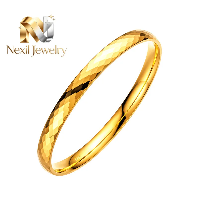 Nexil Jewelry   Nexil Jewelry  Women's CNC Advanced Multi-Section Rhomboid Laser Light Luxe Flash Bracelet Fashionable Jewelry G