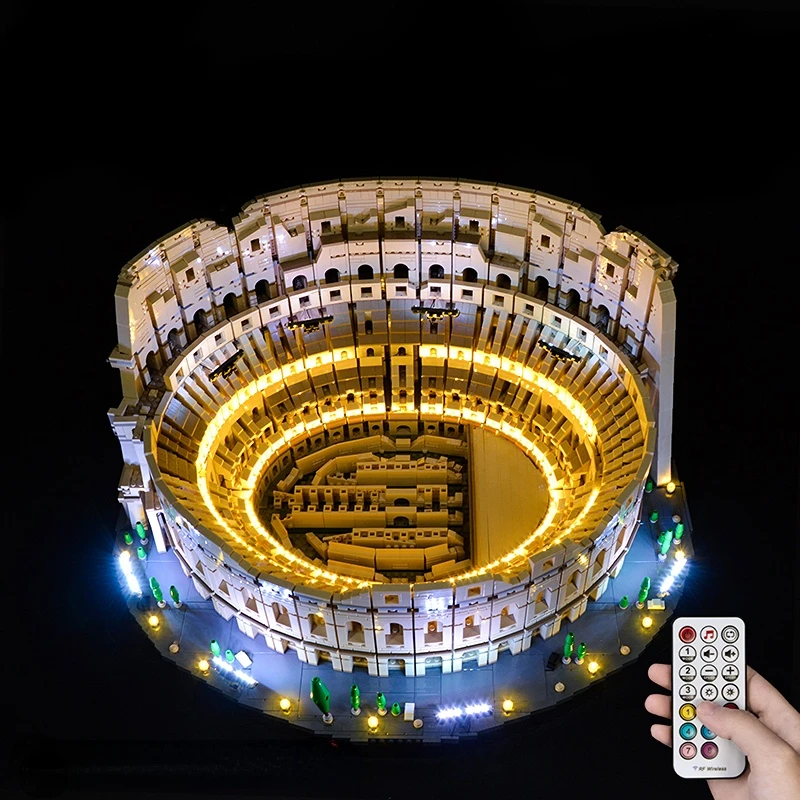 No Bricks LED Light Kit for Colosseum 10276