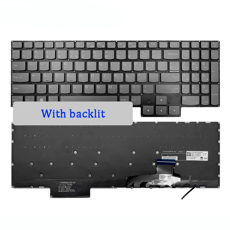 New Genuine Laptop Rreplacement Keyboard Compatible for Lenovo Legion Y9000X R9000X 2021 S7-15IMH5/15ARH5/15ACH6