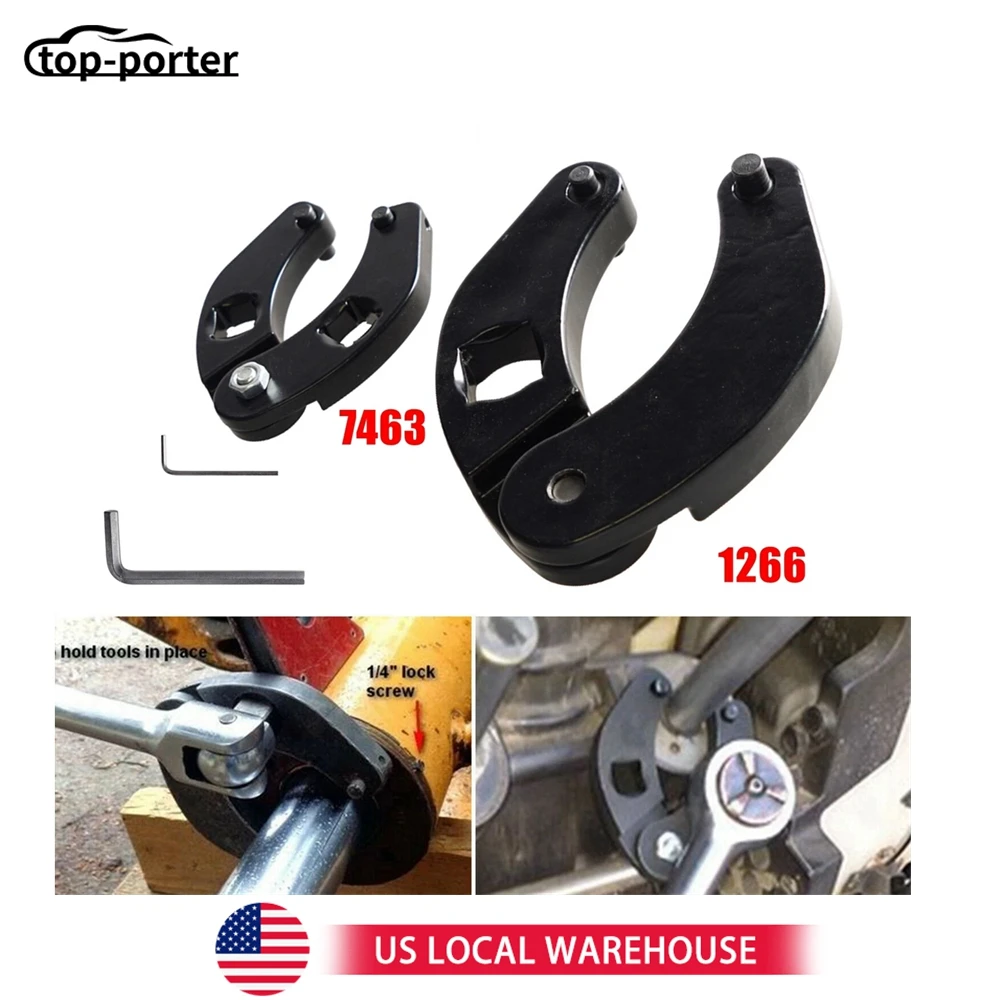 

1266 + 7463 Лидер продаж, регулируемый сальник, гаечный ключ, набор инструментов для гидравлических цилиндров, большой и маленький черный XLB-1046-BK