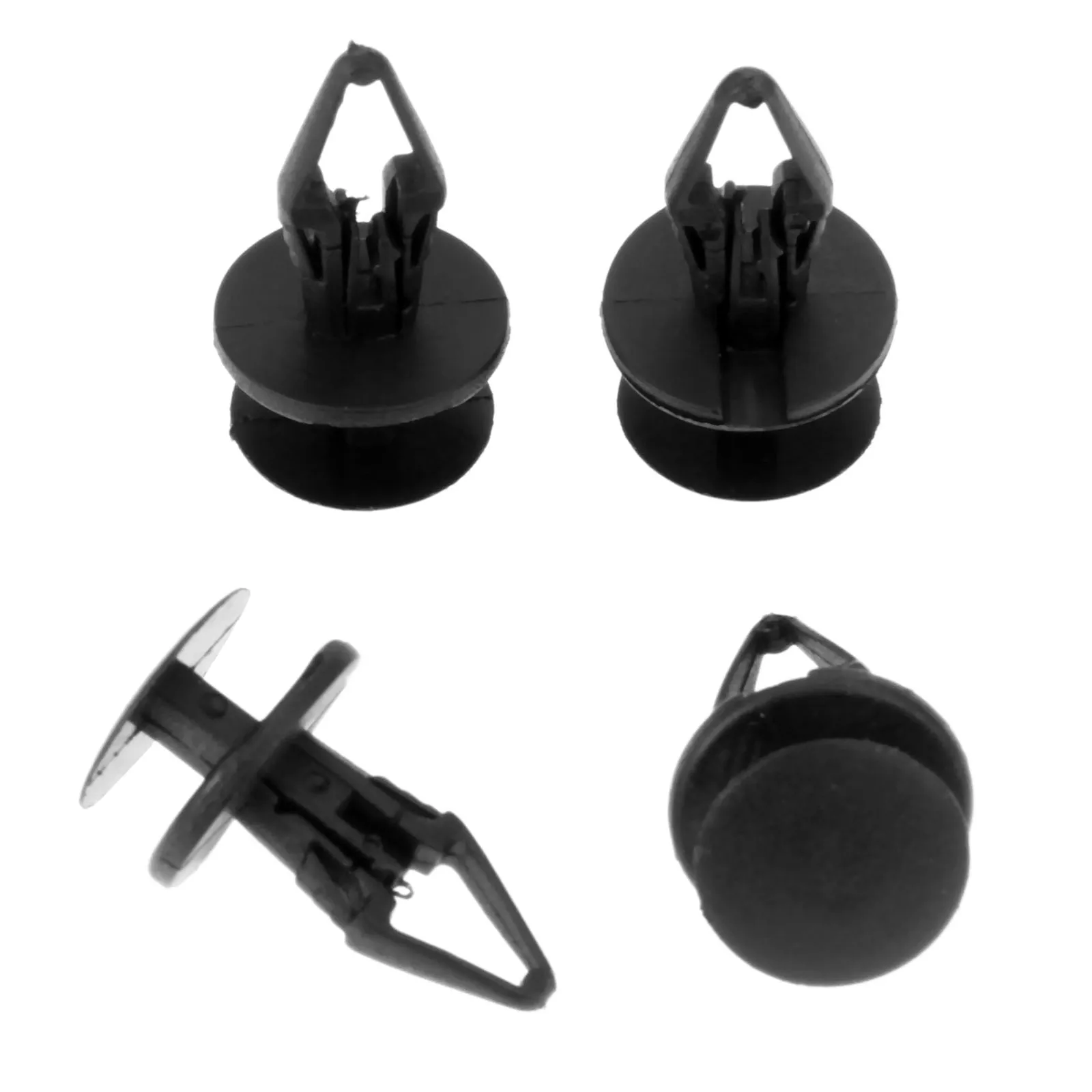 Fixations de garde-boue de voiture, 50 pièces, rivets de fixation en plastique, adaptés aux véhicules universels, taille de trou de 6.3mm