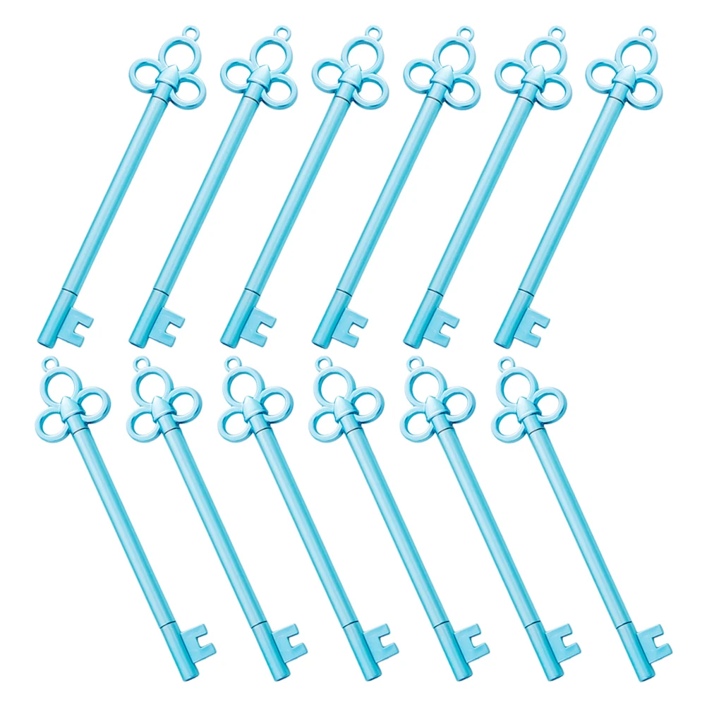 

12 Pcs Key Gel Pen Creative Refill Ink Refills Cute Abs Ballpoint Shape Stationery