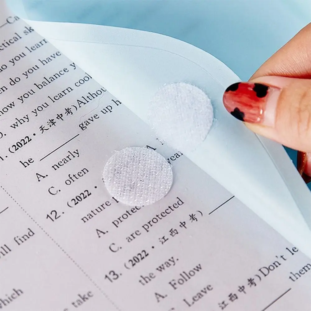 Loose Leaf A4 File Folder Detachable Students Stationery Exam Paper Storage Bag Transparent Office Storage Booklet