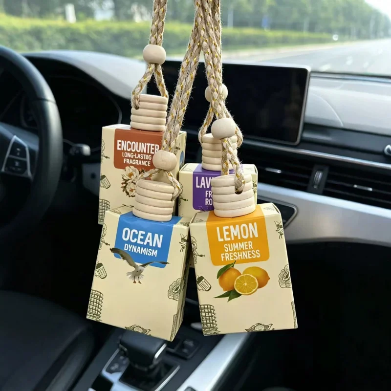 Hanging Car Aroma Ornament Long Lasting Scent Freshener Decor Non-fire Fragrance Decoration