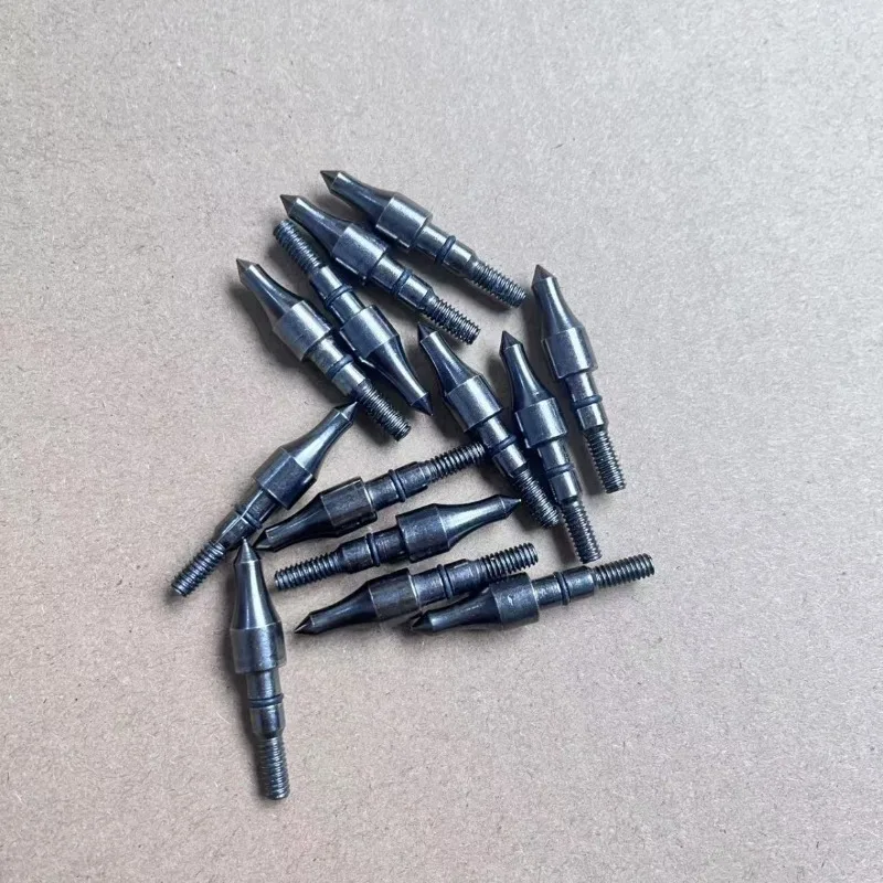 

20pcs Wholesale Factory Direct 5.8mm 8mm Screw-in Arrowheads Stainless Steel Target Points Replaceable Archery Arrow Accessories