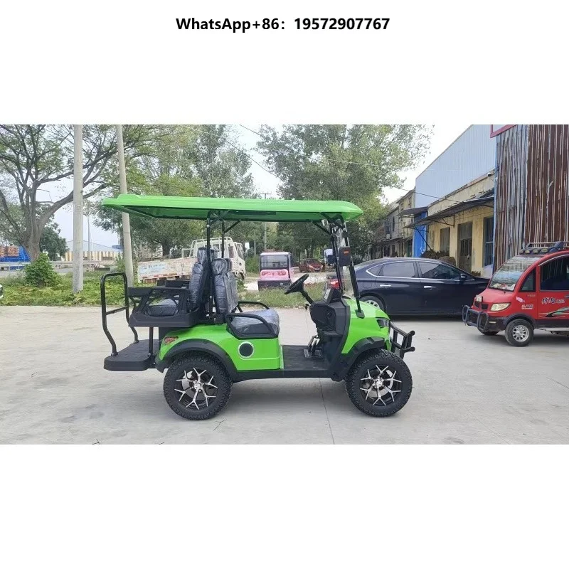 4 Seats Golf Car 72v100A 72V Lithium Battery Electric Golf Cart