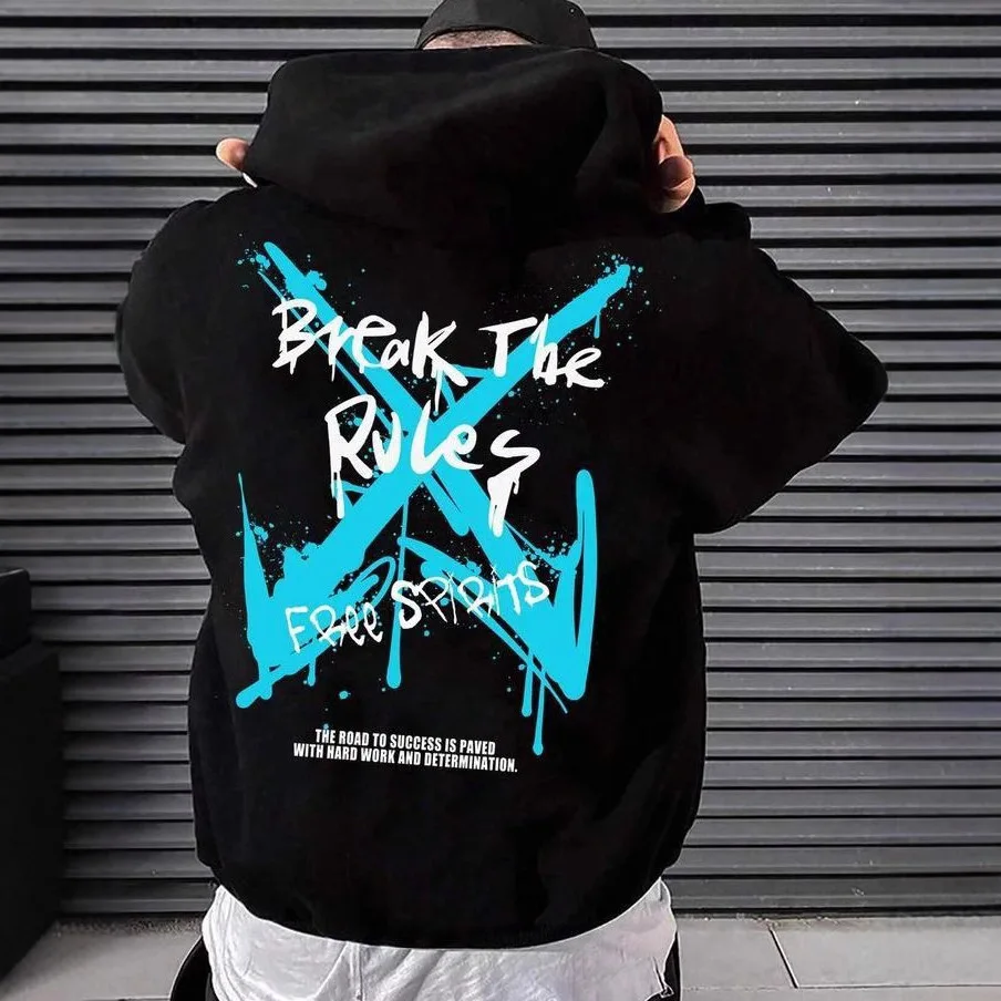 المهنية عبر الحدود aphic طباعة البلوز قطعة واحدة تصميم الرجال الجولة Ne البلوز ربيع 2025 Faion #1