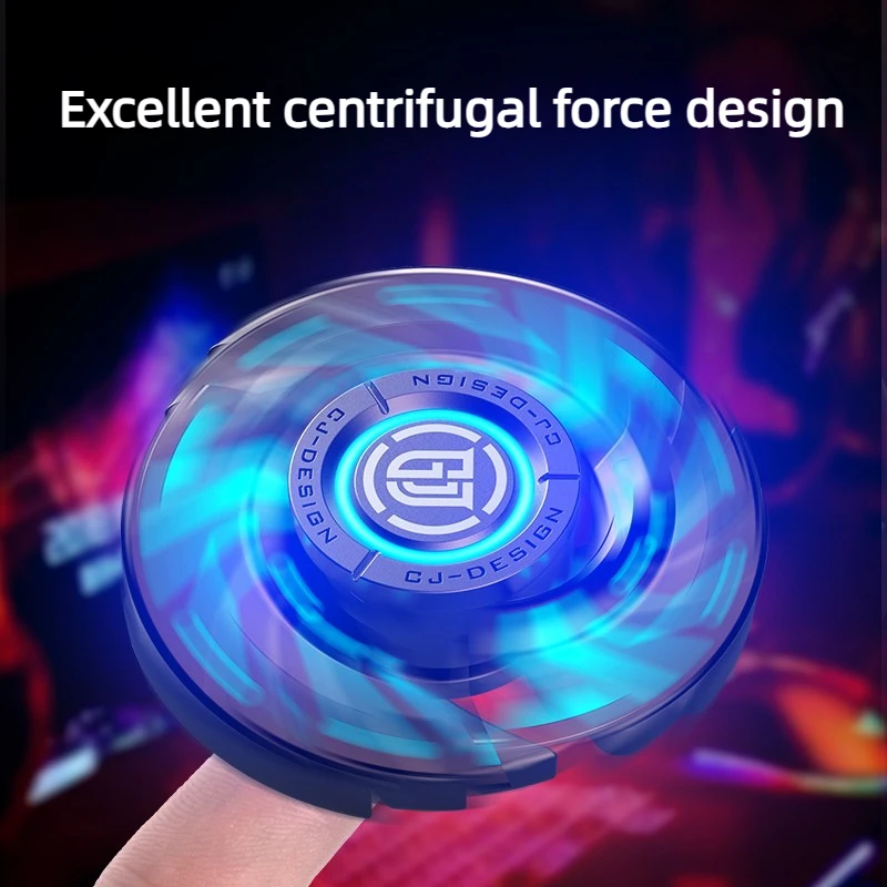 ADJUDICATION Flame Alloy Luminous Multifunctional Composite Fidget Spinner Desktop Decompression Toy