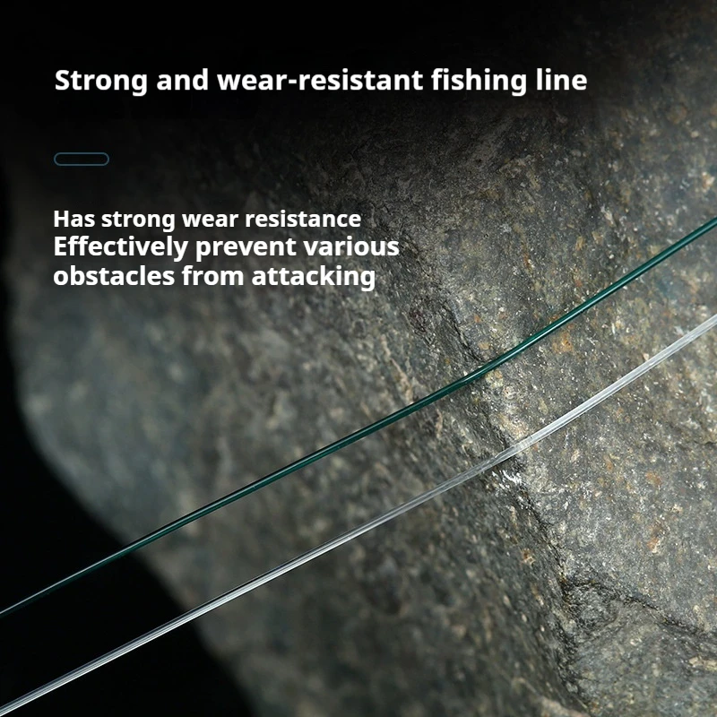 Explosive High-End Fishing Line Nylon Line 500 Meters No Damage Line Strong Pull No Roll Super Soft Fishing Line