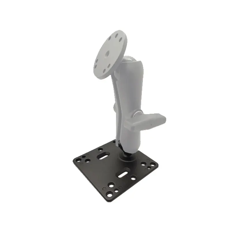 Soporte adaptador de bola VESA de 1,5 pulgadas, patrones de orificios de 75mm y 100mm, Base cuadrada, placa VESA de aluminio de grado Industrial para soportes Ram